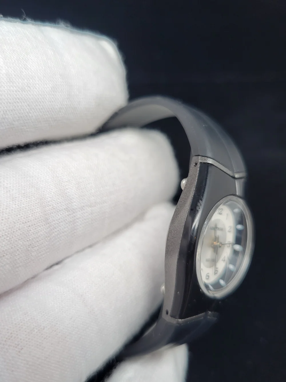 Armitron Black Casual Analog Watch with Silver Dial